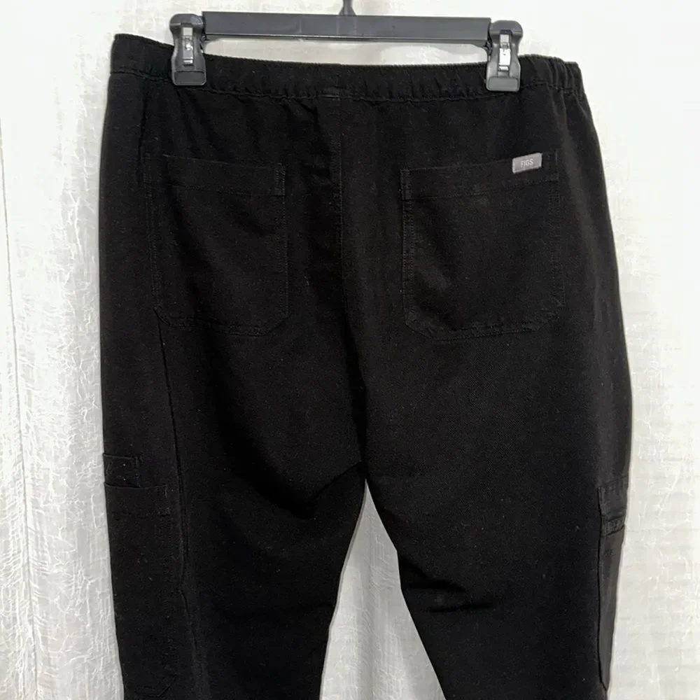 FIGS L 32 x 31 Men’s Black Technical Collection Bottom Scrub Pants